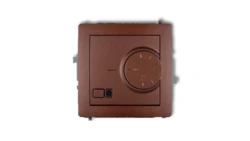 DECO Regulator temperatury elektroniczny z czujnikiem powietrznym brązowy metalik 9DRT-2