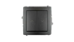 DECO Łącznik żaluzjowy grafitowy 11DWP-8