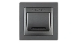 DECO Łącznik hotelowy grafitowy 11DSH-1