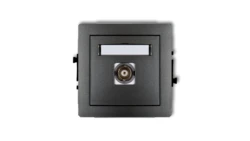 DECO Gniazdo pojedyncze BNC grafitowy 11DGBNC-1