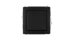 DECO Przycisk /dzwonek/ czarny mat 12DWP-4