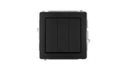 DECO Łącznik potrójny czarny mat 12DWP-7