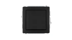 DECO Przycisk jednobiegunowy czarny mat 12DWP-4.1