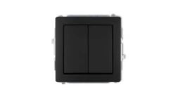 DECO Przycisk świecznikowy czarny mat 12DWP-44.1