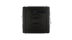 DECO Sterownik roletowy elektroniczny (sterowanie lokalne i pilotem, sterowanie strefą i podstrefą) czarny mat 12DSR-4