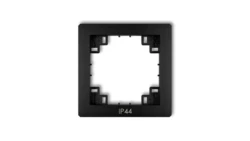 Ramka pośrednia do łączników IP44 czarny mat 12DRPH