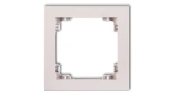 DECO Ramka pojedyncza DECO Pastel Matt pudrowy róż 40DR-1