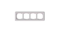 DECO Ramka poczwórna DECO Pastel Matt liliowy 41DR-4