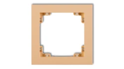 DECO Ramka pojedyncza DECO Pastel Matt brzoskwiniowy 45DR-1