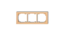 DECO Ramka potrójna DECO Pastel Matt brzoskwiniowy 45DR-3