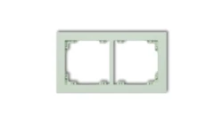 DECO Ramka podwójna DECO Pastel Matt miętowy 46DR-2