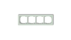 DECO Ramka poczwórna DECO Pastel Matt miętowy 46DR-4