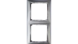 VALENA Ramka podwójna pozioma aluminium 770352