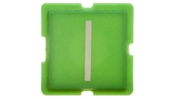 Wkładka przycisku 16mm płaska zielona z symbolem I kwadrat 11TQ25 091562