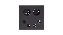 Simon Connect Pokrywa K45 wpustu kabla bezpośrednia szary grafit K20/14