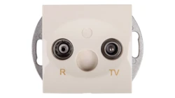 Simon 54 Gniazdo antenowe RD/TV końcowe kremowe DAZ.01/41