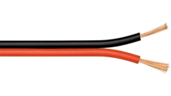 Przewód głośnikowy CU 2x0,75 OFC czerwony/czarny 15083 /100m/
