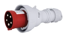 Wtyczka przenośna 63A 5P 400V 6h czerwona TWIST WPP 63/5 IP44 922078