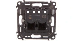 VALENA ALLURE Gniazdo podwójne 2xRJ45 kat.5e UTP 753041