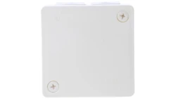 Puszka n/t hermetyczna pusta 86x86x40mm IP55 biała VP 022-01 61.125