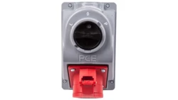 Gniazdo stałe z wyłącznikiem L-0-P 32A 4P 400V IP44 COMBO-POL 960624401W