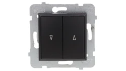 ARIA Łącznik żaluzjowy z blokadą mechaniczną czarny metalik ŁP-7UB/m/33