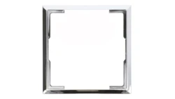 ARIA Ramka ozdobna do gniazd: wtyczkowych pojedynczych, teleinformatycznych i ściemniaczy srebro RO-2U/67