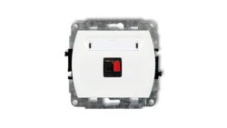 TREND Gniazdo głośnikowe pojedyncze biały GG-1