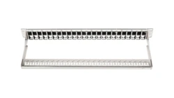 Patch panel pusty 19 cali 48x1U keystone 1U czarny (RAL 9005) DN-91424