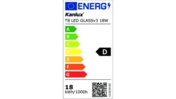 Świetlówka LED T8 G13 1210mm GLASSv3 18W-NW 2700lm 4000K barwa neutralna 3 lata Gwarancji 26064