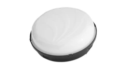 Oprawa oświetleniowa PUMA okrągła 25W E27 czarna podstawa, klosz mleczny D.3188CM