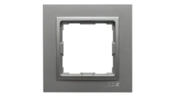 VENA2 Ramka pojedyncza aluminium 524081