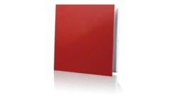 Kratka wentylacyjna z dekoracyjnym panelem wymiennym 160x160 czerwona MWKLIQRED