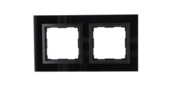 VENA2 Ramka podwójna szkło Xglass akrylowe czarny + antracyt 5209182