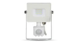 Projektor LED 10W 800lm 4000K Dioda SAMSUNG z czujnikiem ruchu PIR Biały IP65 434