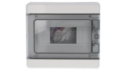 Rozdzielnica modułowa PV 1x8 natynkowa drzwi transp. seria 620 IP65 200x180x100 szyna N+PE szara EC62008E
