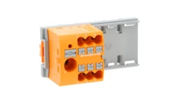 Blok rozdzielczy PTFIX 6/6X2,5-NS35 OG, pomarańczowe złącze przemysłowe - 6 punktów przyłączeniowych o przekroju 2,5mm2