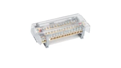 Blok dystrybucyjno-rozdzielczy MOBLOCK 4P 160A-14, 1 x 50 mm2 + 4 x 35 mm2 + 9 x 16 mm2 TS35 MAB4161A18