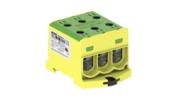 Złączka OTL95-3 kolor żółto-zielony 3xAl/Cu 6-95mm2 1000V AC / 1500V DC Zacisk uniwersalny MAA3095Y10