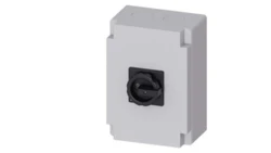 Rozłącznik główny w obudowie 6P 63A 22kW AC23A 400V styki pom 1Z 1R pokrętło czarne 3LD2566-4VD51