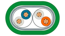 Kabel krosowy (patchcord) Ethernet TP 2xRJ45 /1 m/ 6XV1850-2GH10