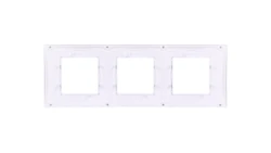 Unica Plus Ramka potrójna szary pozioma MGU6.006.865