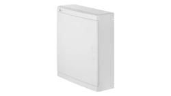 Rozdzielnica multimedialna Elegant 2x12 natynkowa IP40 N+PE drzwi białe 2425-20