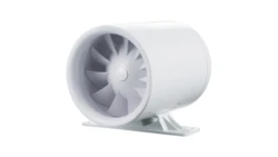 Wentylator kanałowy 100mm standard bialy dwubieg z podst.montażowa 100QUIETLINEKDUO
