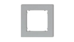 MINI Ramka pojedyncza srebrny metalik 7MR-1