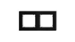 MINI Ramka podwójna czarny mat 12MR-2