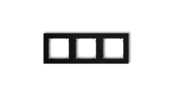 MINI Ramka potrójna czarny mat 12MR-3