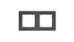 MINI Ramka podwójna grafitowa 11MR-2