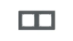 MINI Ramka podwójna grafitowy mat 28MR-2