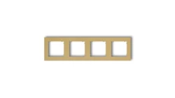 MINI Ramka poczwórna złota 29MR-4